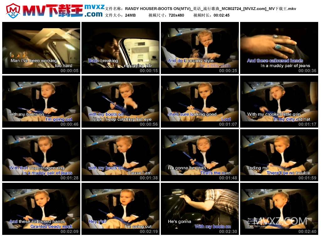 RANDY HOUSER-BOOTS ON(MTV)_英语_流行歌曲_MC802724